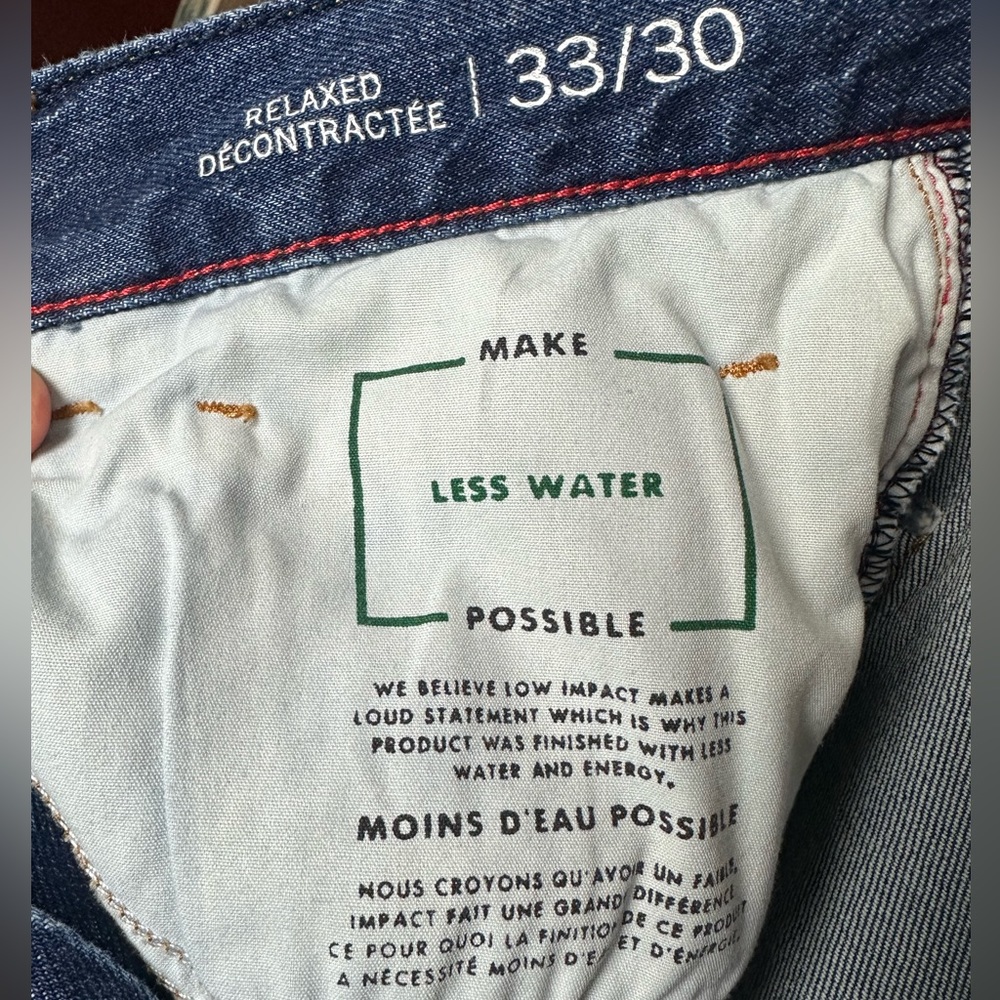 Tommy Hilfiger Jeans‎ Mens Relaxed Fit Tommy Jeans Size 33x30 Medium Wash Pants - Picture 7 of 15
